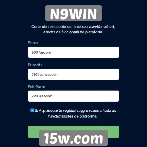 Como criar uma conta no N9WIN de forma rápida